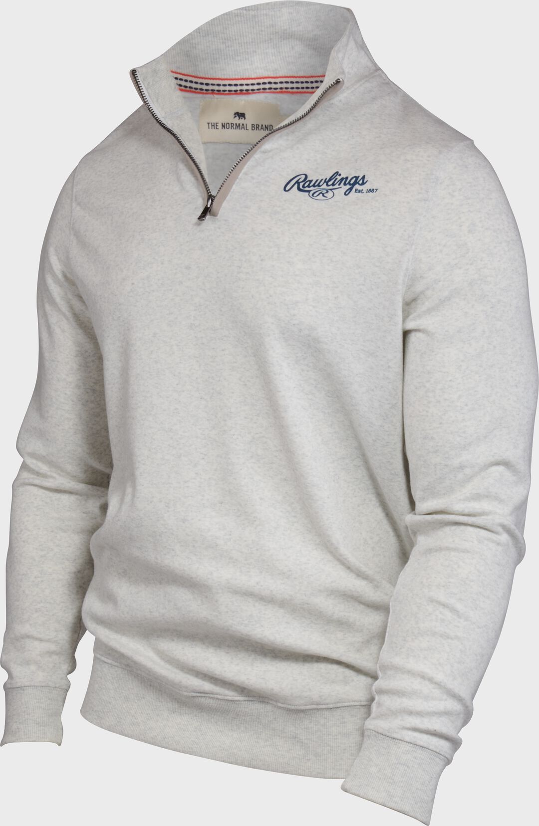 Rawlings Online | Rawlings x The Normal Brand Puremeso Weekend Quarter Zip Off White