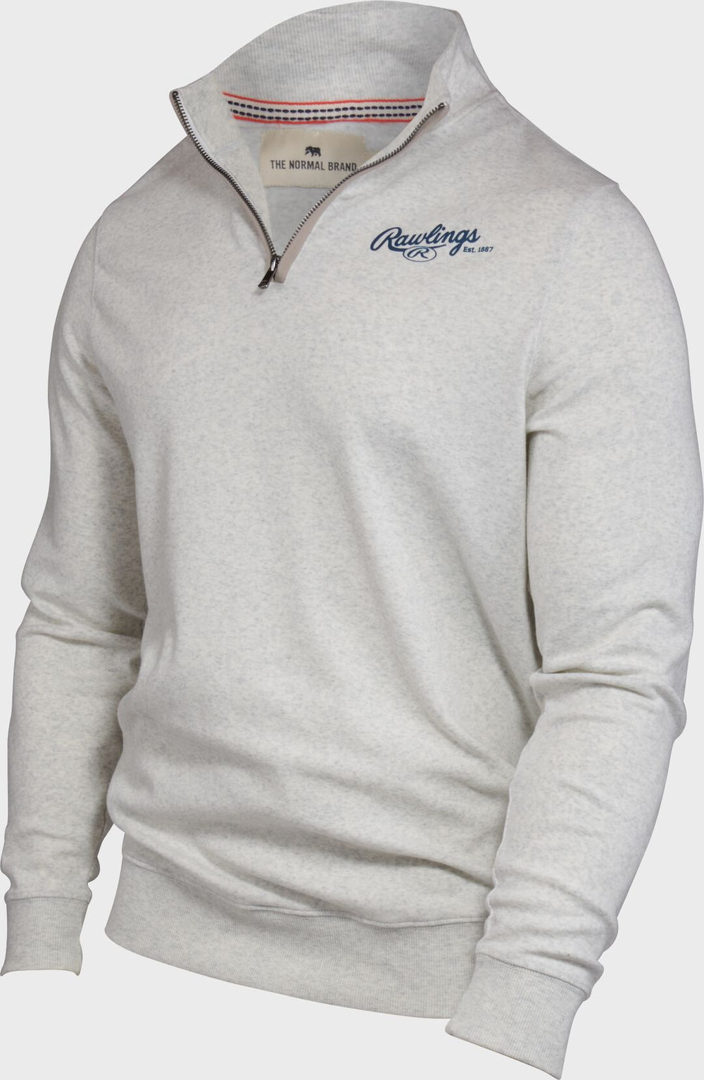 Rawlings Online | Rawlings x The Normal Brand Puremeso Weekend Quarter Zip Off White
