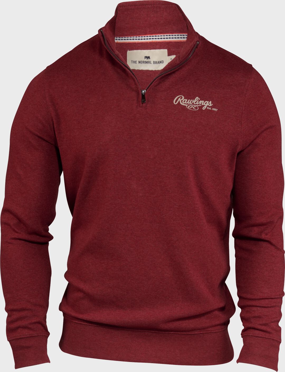 Rawlings Discount | Rawlings x The Normal Brand Puremeso Weekend Quarter Zip Maroon