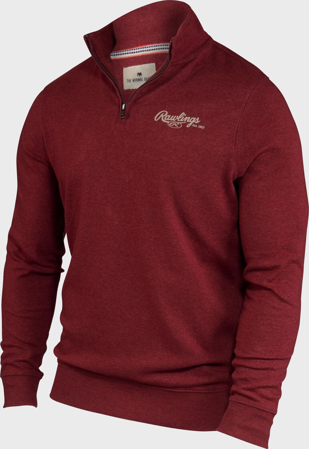Rawlings Discount | Rawlings x The Normal Brand Puremeso Weekend Quarter Zip Maroon