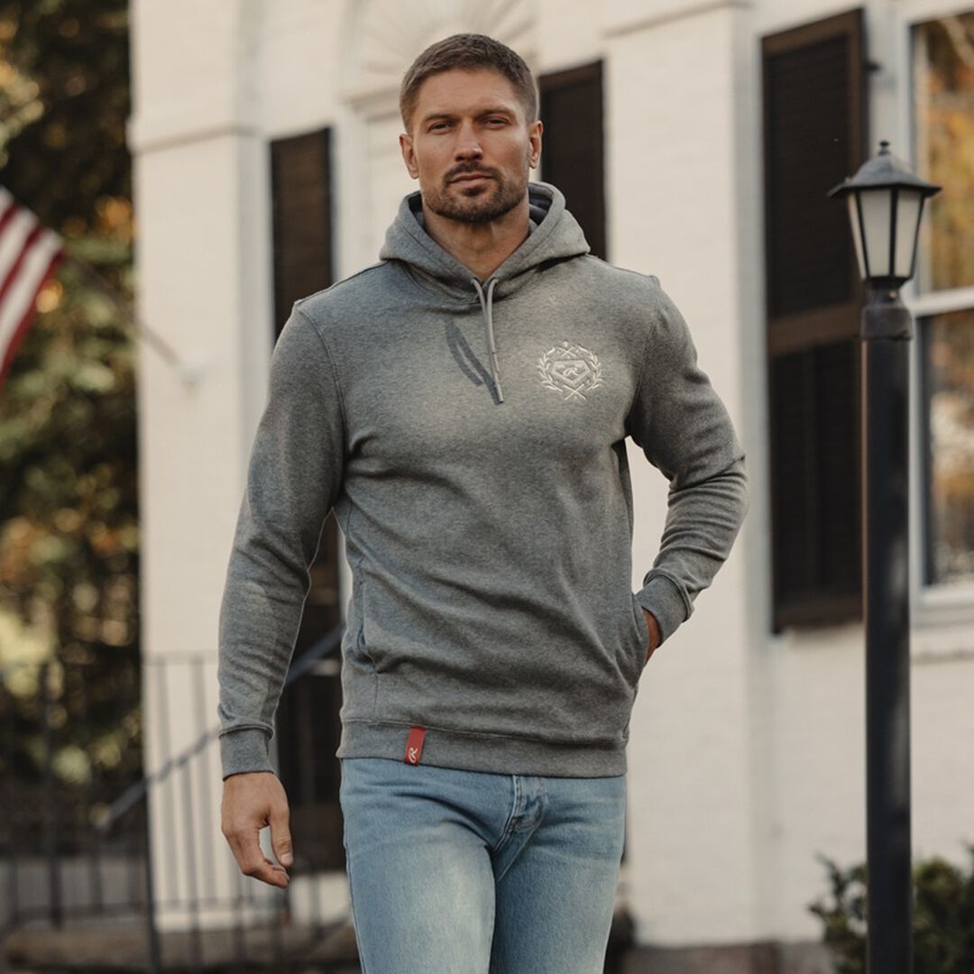 Rawlings For Sale | Rawlings x The Normal Brand Puremeso Fleece Hoodie Athletic Grey