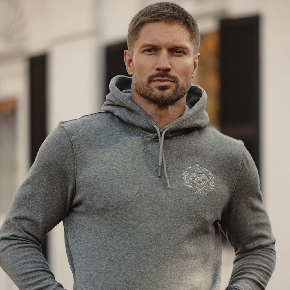 Rawlings For Sale | Rawlings x The Normal Brand Puremeso Fleece Hoodie Athletic Grey