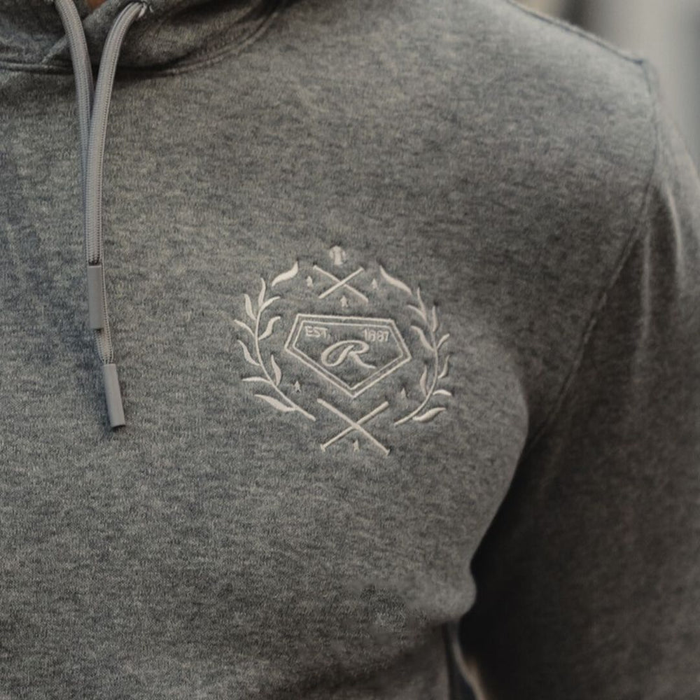 Rawlings For Sale | Rawlings x The Normal Brand Puremeso Fleece Hoodie Athletic Grey