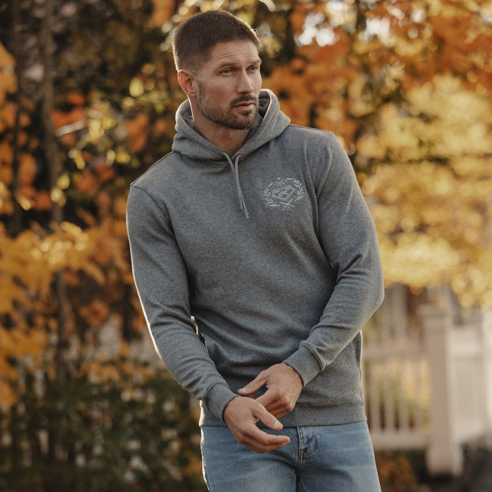 Rawlings For Sale | Rawlings x The Normal Brand Puremeso Fleece Hoodie Athletic Grey
