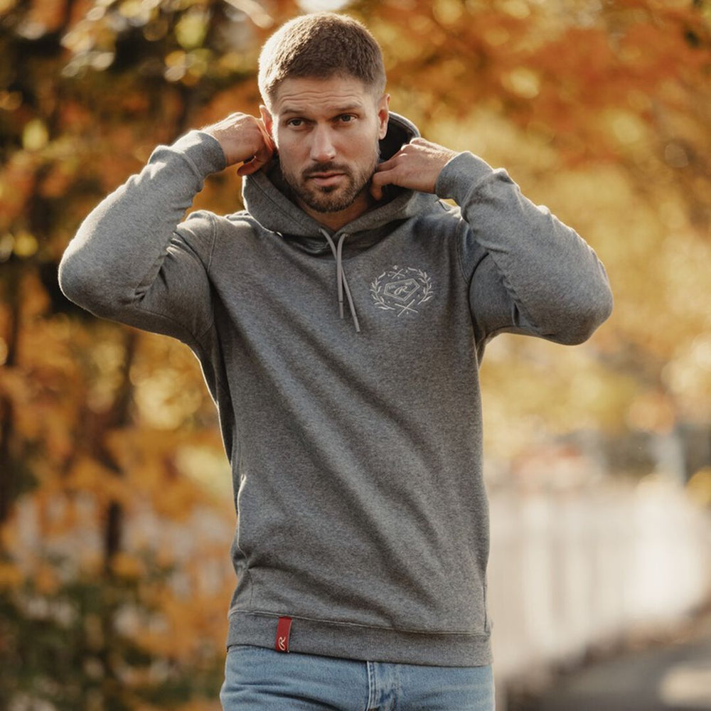 Rawlings For Sale | Rawlings x The Normal Brand Puremeso Fleece Hoodie Athletic Grey