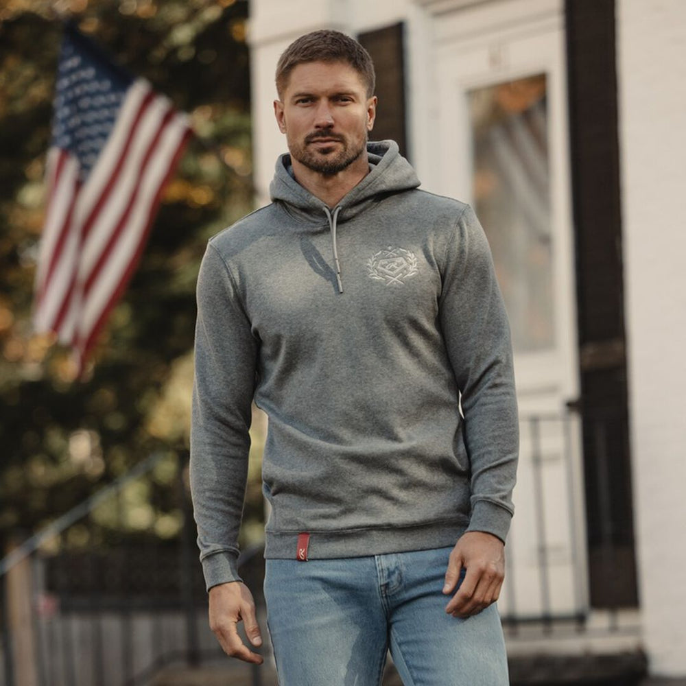 Rawlings For Sale | Rawlings x The Normal Brand Puremeso Fleece Hoodie Athletic Grey
