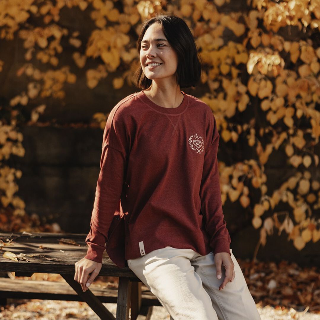 Rawlings | Rawlings x The Normal Brand Women’s Fleece Splitside Pullover