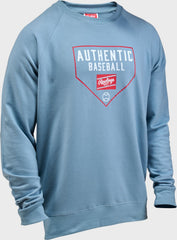 Rawlings Outlet | Rawlings Authentic Baseball Crewneck Sweatshirt