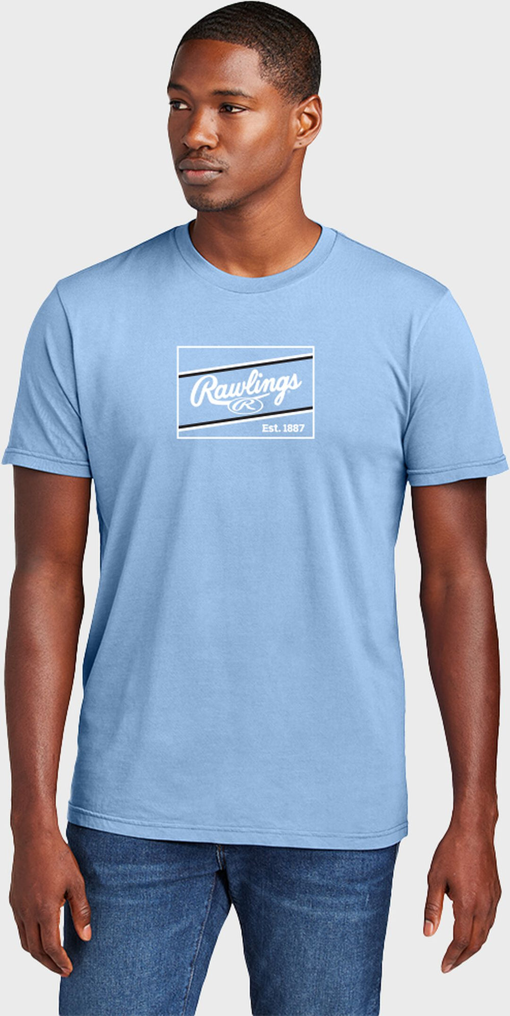 Rawlings | Rawlings Light Blue Patch T-Shirt