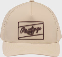 Rawlings | Rawlings Tan Laser Performance Patch Snapback Hat