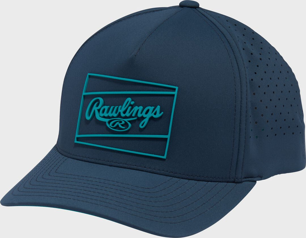 Rawlings Sale | Rawlings Navy Laser Performance Patch Snapback Hat
