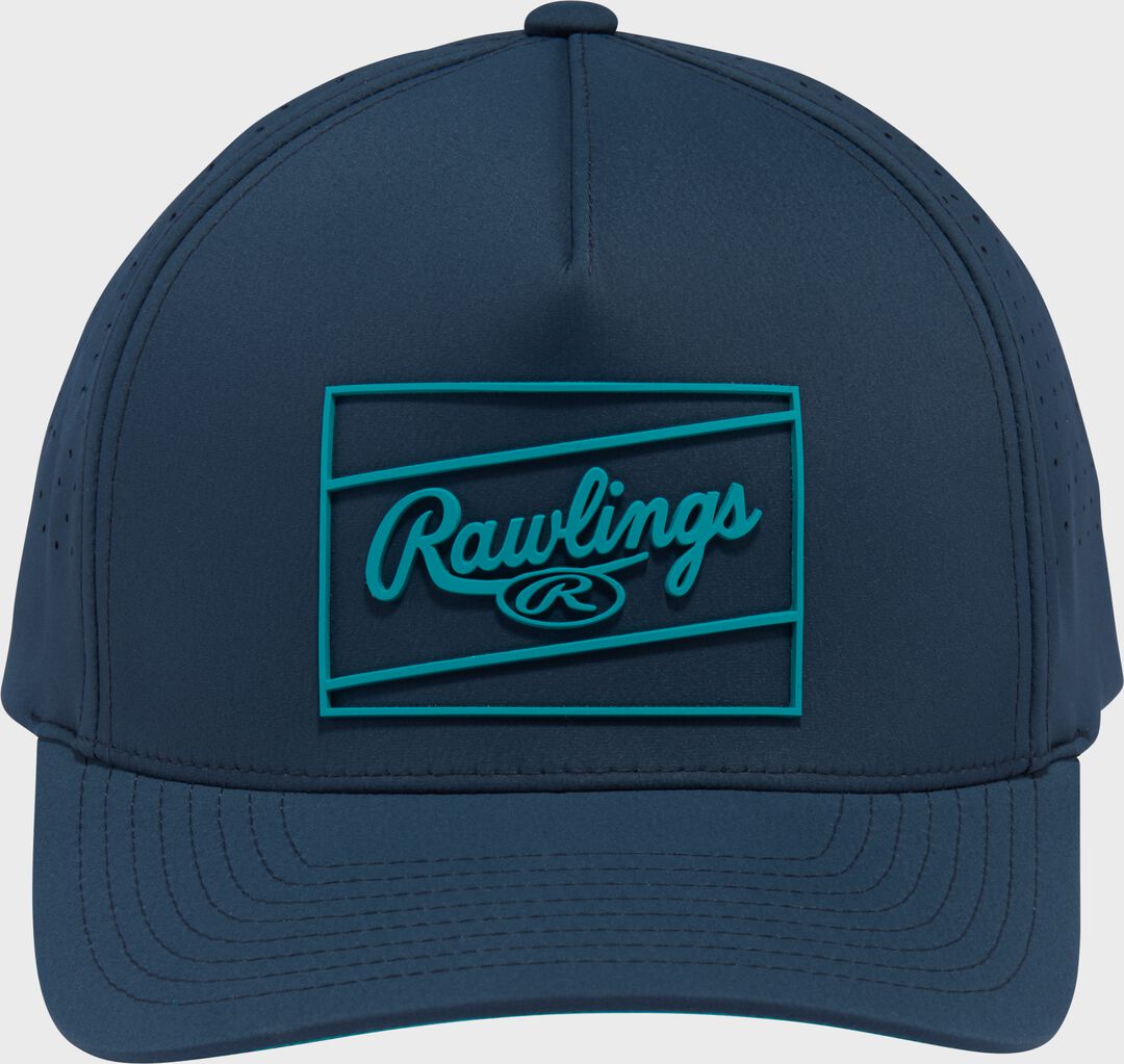 Rawlings Sale | Rawlings Navy Laser Performance Patch Snapback Hat