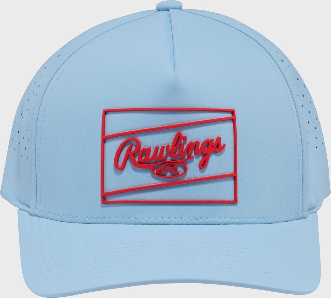 Rawlings Online | Rawlings Light Blue Laser Performance Patch Snapback Hat