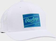 Rawlings For Sale | Rawlings White Performance Curved Bill Snapback Hat