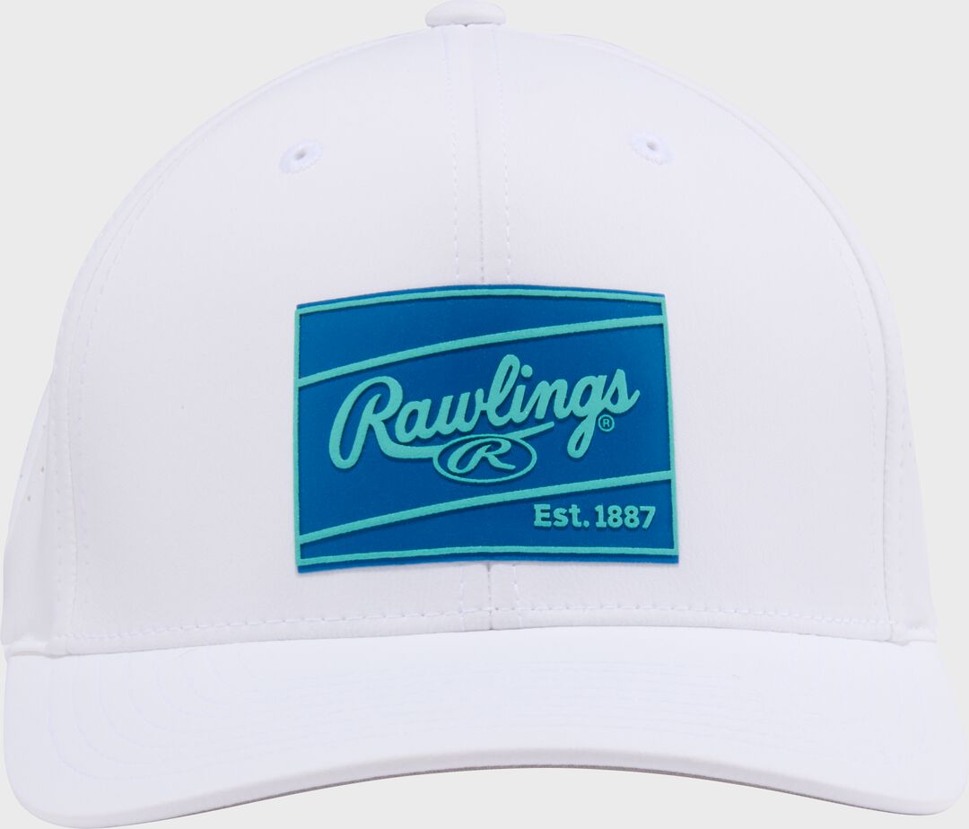 Rawlings For Sale | Rawlings White Performance Curved Bill Snapback Hat