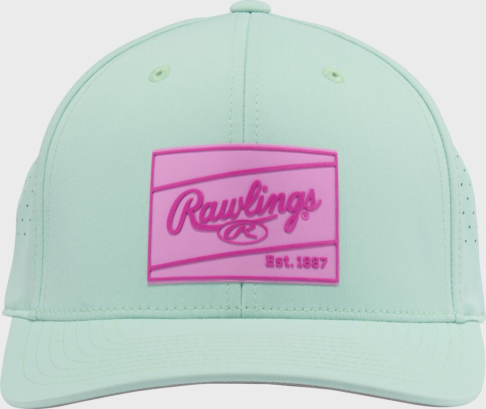 Rawlings | Rawlings Mint Performance Curved Bill Snapback Hat