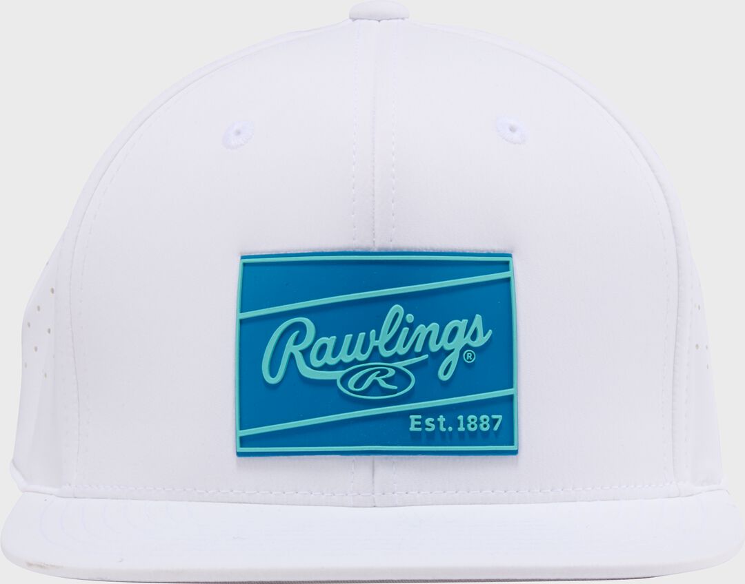 Rawlings Discount | Rawlings White Performance Flat Bill Snapback Hat