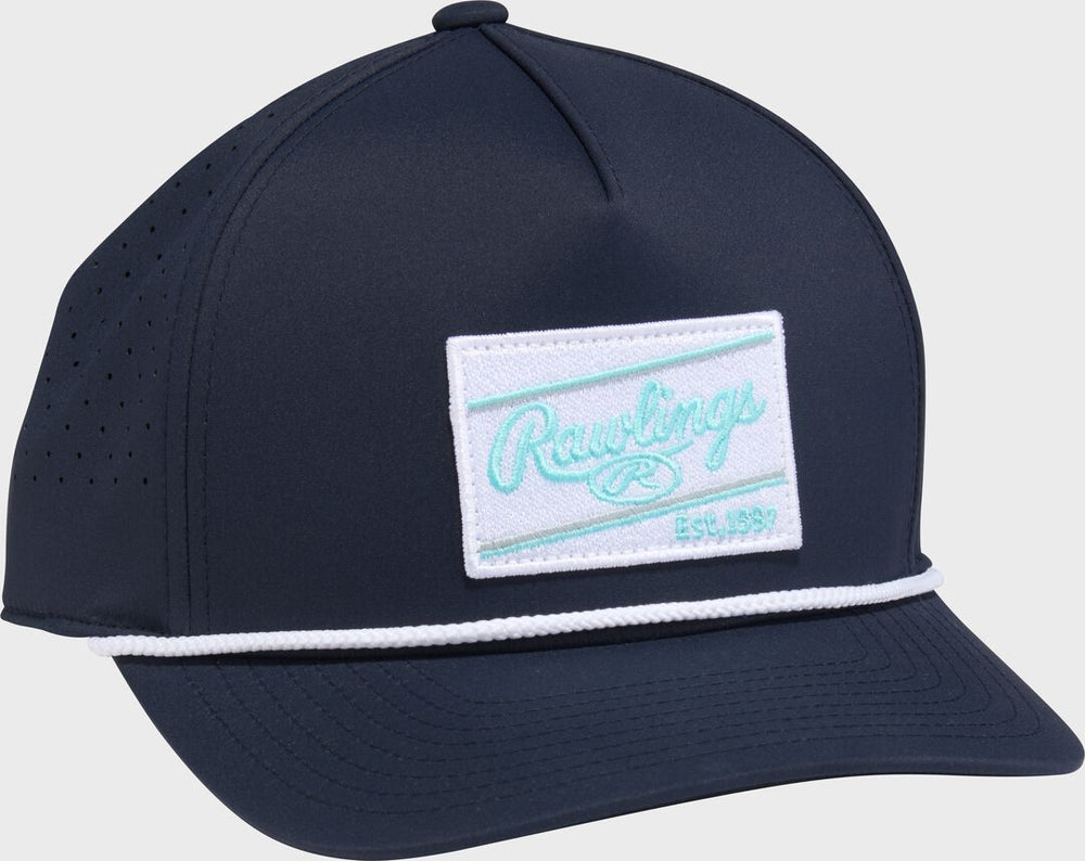 Rawlings Outlet | Rawlings Navy Rope Patch Hat