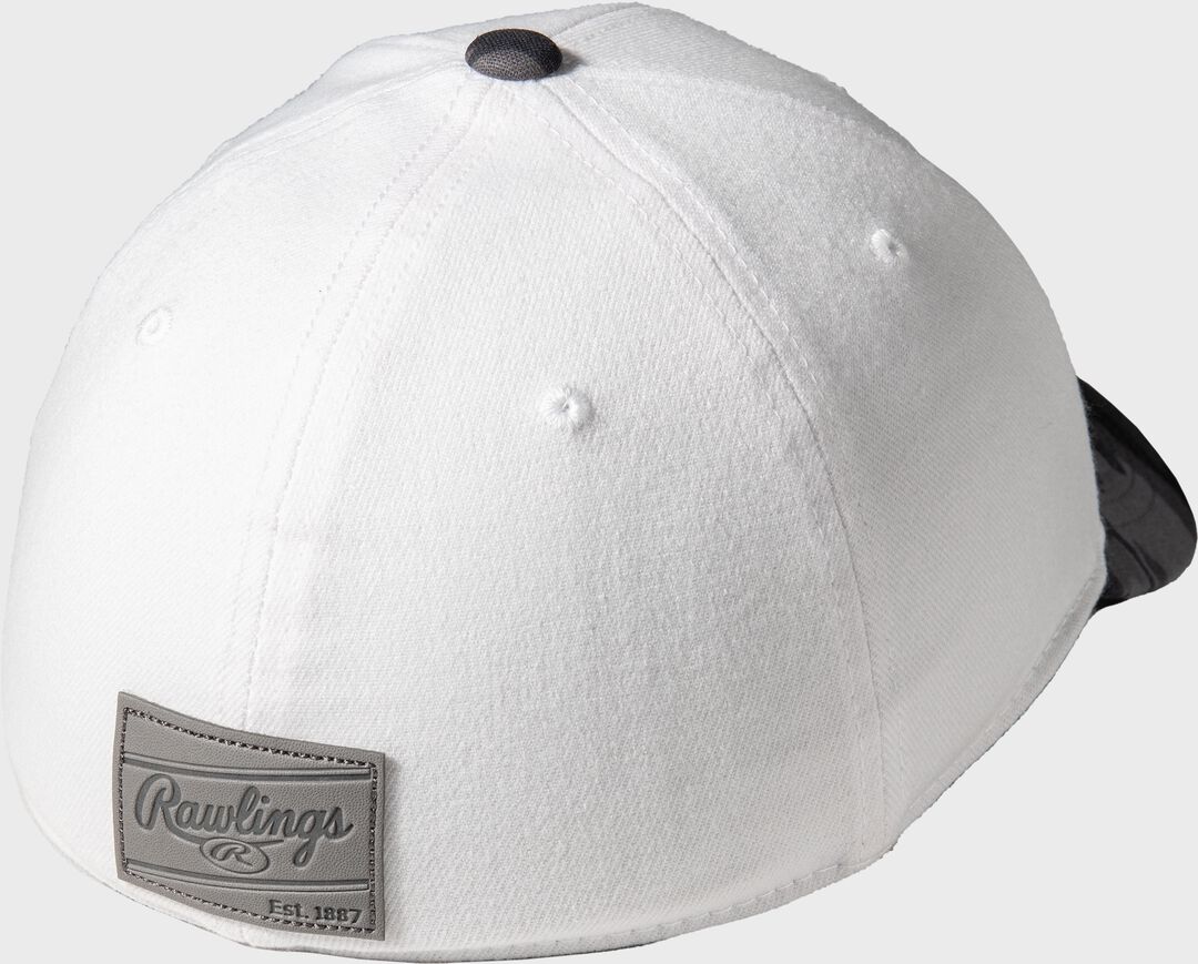 Rawlings New | Rawlings Black Clover Leather Patch Camo Fitted Hat