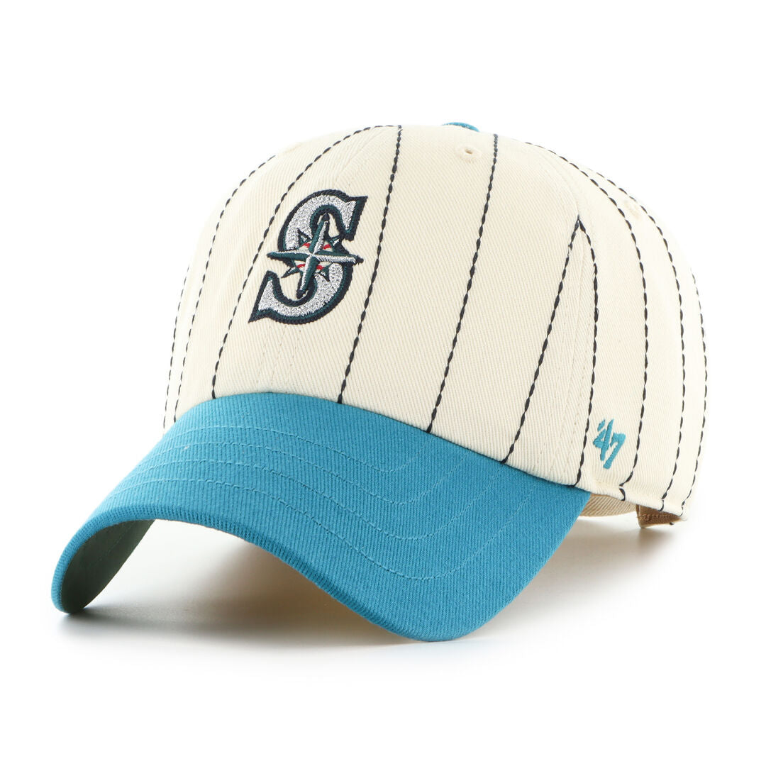 Rawlings Sale | Seattle Mariners Rawlings '47 Brand Pinstripe Clean Up Hat