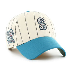 Rawlings Sale | Seattle Mariners Rawlings '47 Brand Pinstripe Clean Up Hat