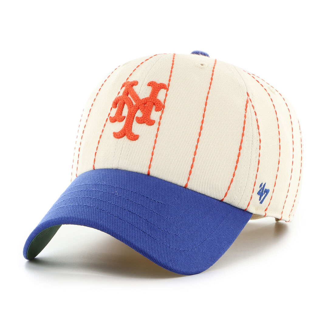 Rawlings Online | New York Mets Rawlings '47 Brand Pinstripe Clean Up Hat