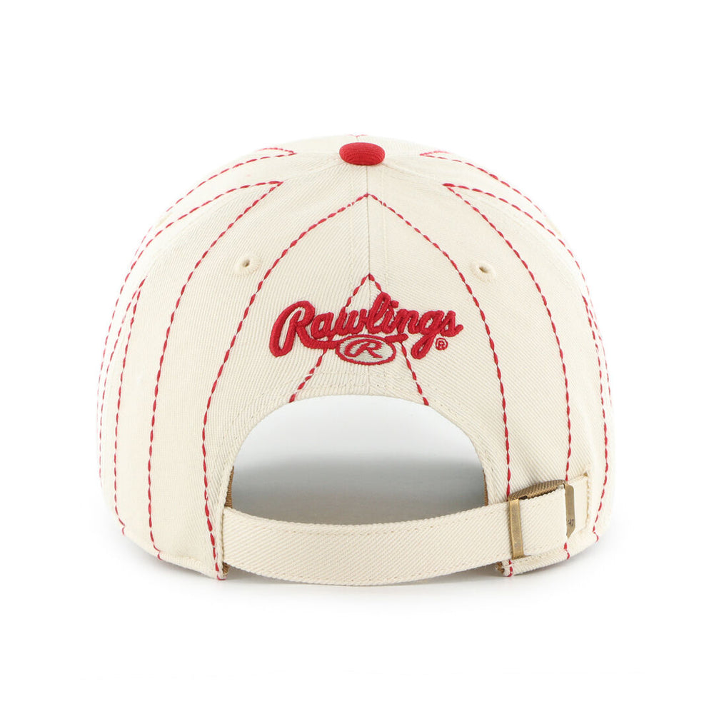 Rawlings Sale | Cincinnati Reds Rawlings '47 Brand Pinstripe Clean Up Hat