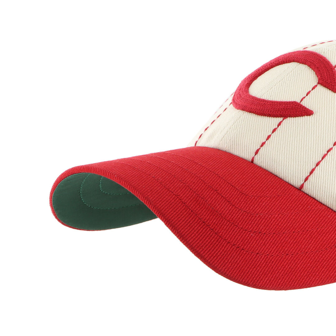 Rawlings Sale | Cincinnati Reds Rawlings '47 Brand Pinstripe Clean Up Hat