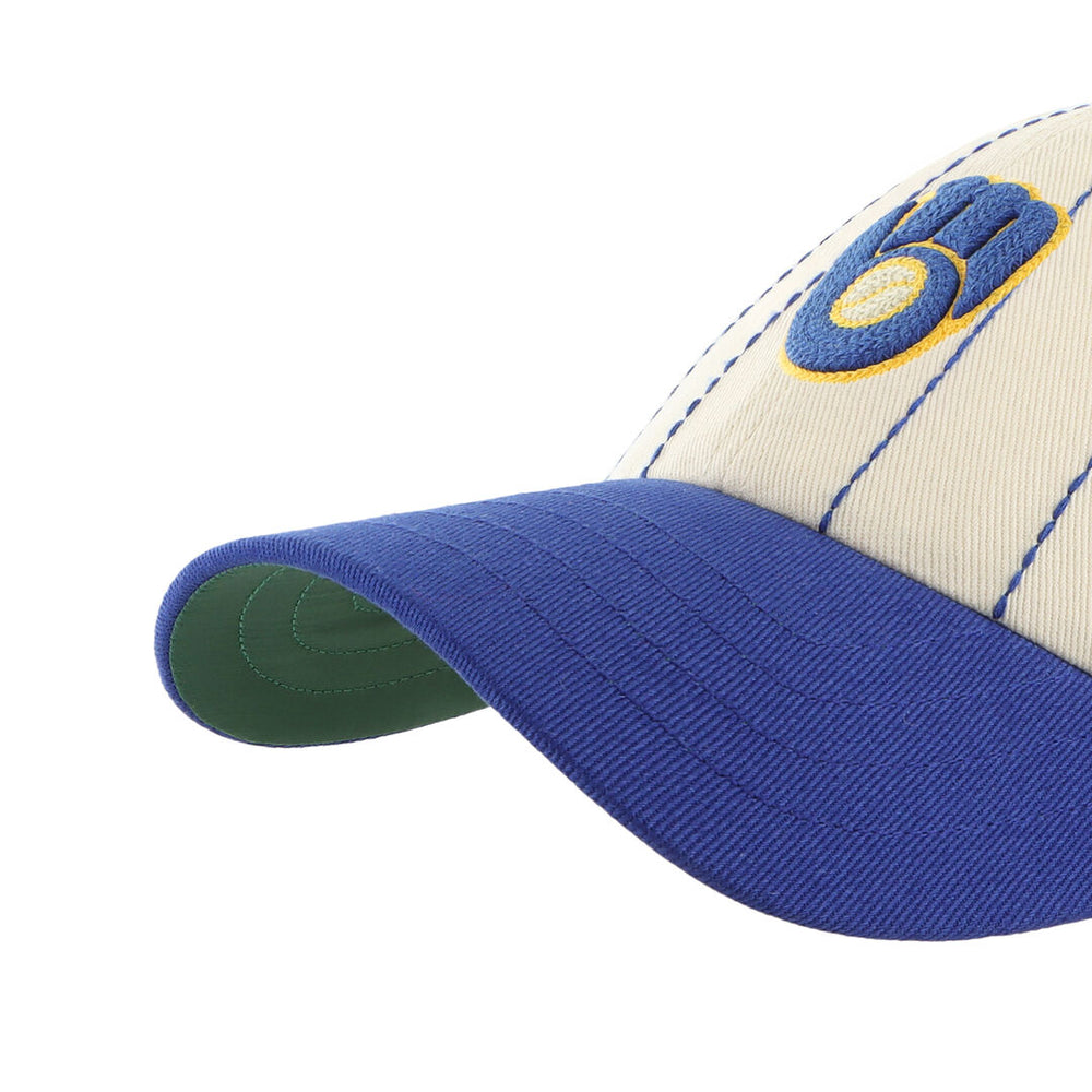 Rawlings On Sale | Milwaukee Brewers Rawlings '47 Brand Pinstripe Clean Up Hat
