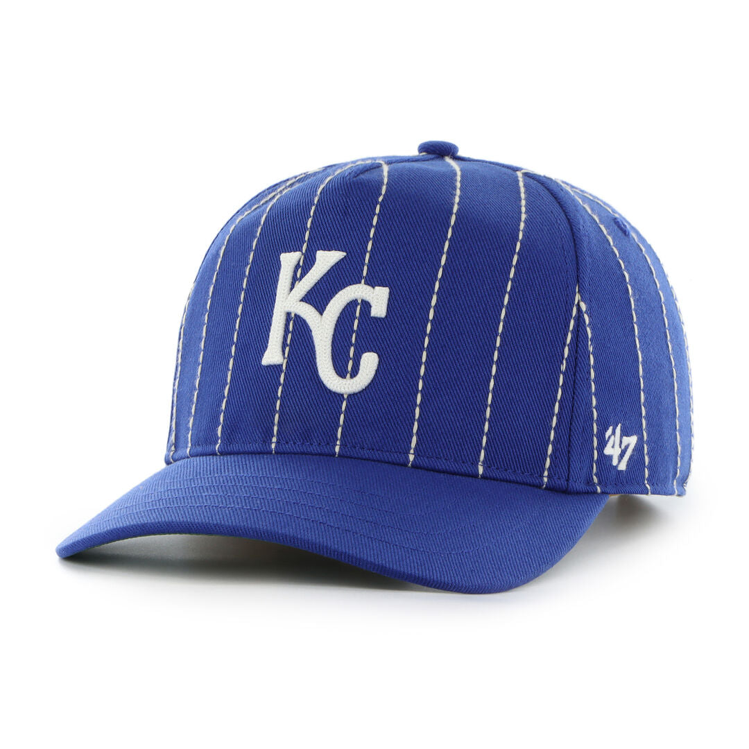Rawlings For Sale | Kansas City Royals Rawlings '47 Brand Pinstripe Hitch Hat
