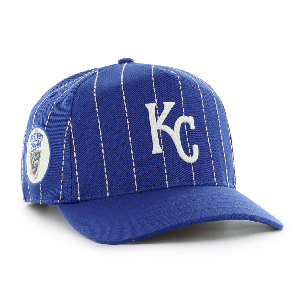 Rawlings For Sale | Kansas City Royals Rawlings '47 Brand Pinstripe Hitch Hat