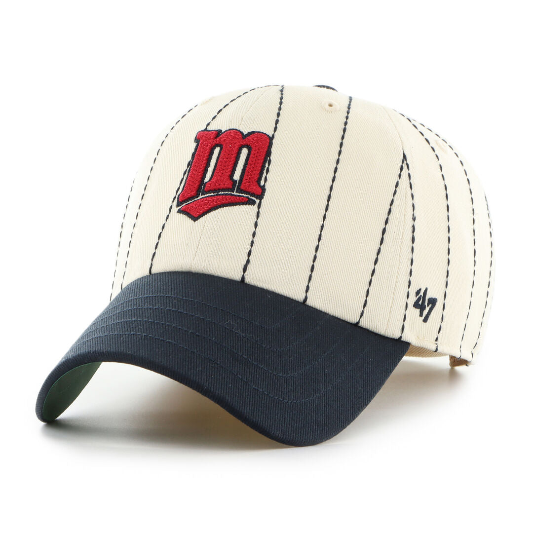 Rawlings On Sale | Minnesota Twins Rawlings '47 Brand Pinstripe Clean Up Hat