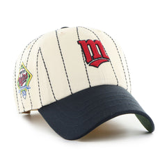 Rawlings On Sale | Minnesota Twins Rawlings '47 Brand Pinstripe Clean Up Hat