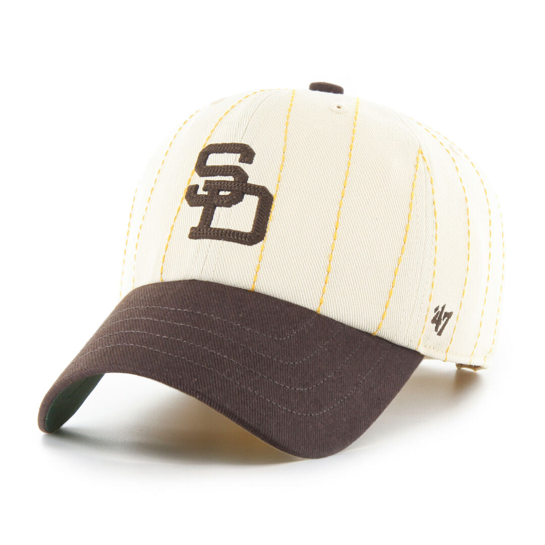 Rawlings Sale | San Diego Padres Rawlings '47 Brand Pinstripe Clean Up Hat