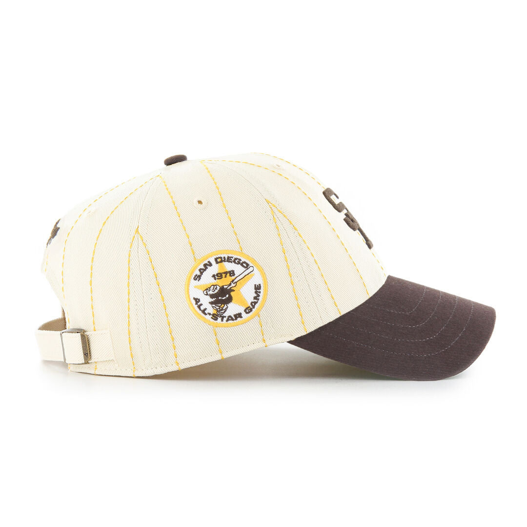 Rawlings Sale | San Diego Padres Rawlings '47 Brand Pinstripe Clean Up Hat