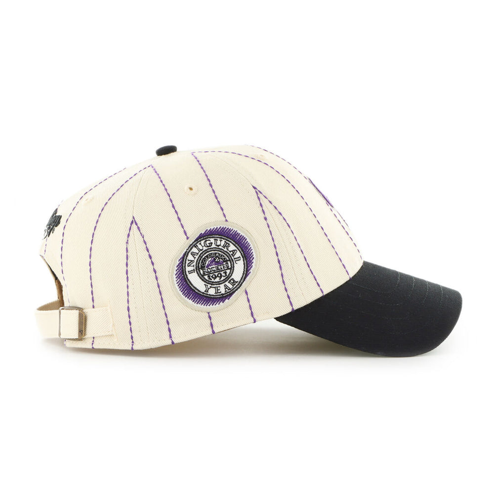 Rawlings Outlet | Colorado Rockies Rawlings '47 Brand Pinstripe Clean Up Hat