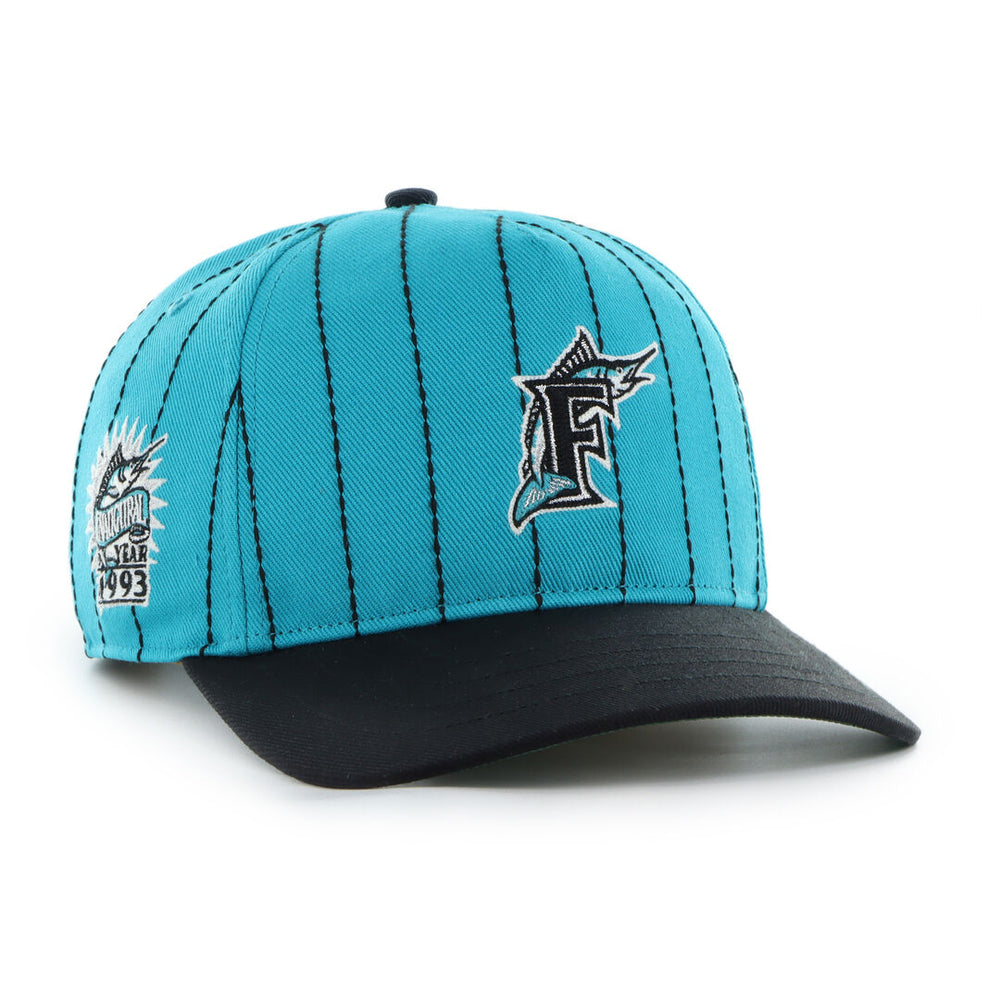 Rawlings New | Miami Marlins Rawlings '47 Brand Pinstripe Hitch Hat