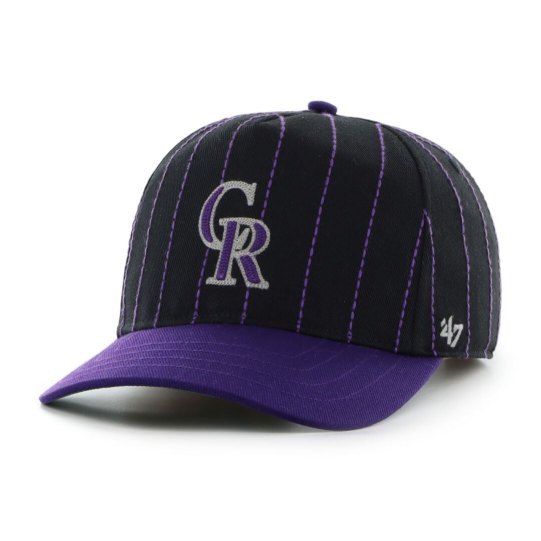 Rawlings Sale | Colorado Rockies Rawlings '47 Brand Pinstripe Hitch Hat