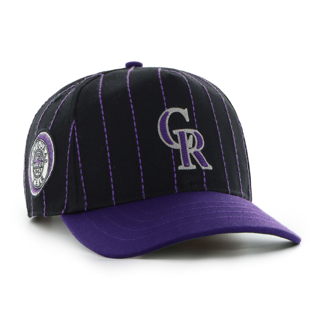 Rawlings Sale | Colorado Rockies Rawlings '47 Brand Pinstripe Hitch Hat