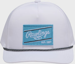 Rawlings New | Rawlings White/Columbia Blue ColorSync Rope Hat