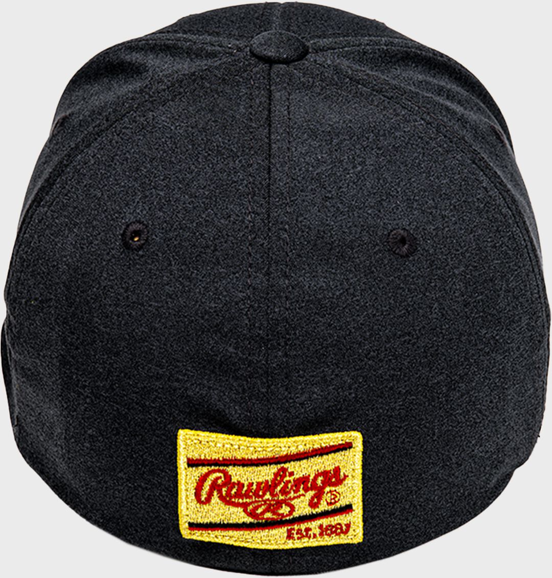 Rawlings Discount | Rawlings Black Clover Gold Glove Fitted Hat