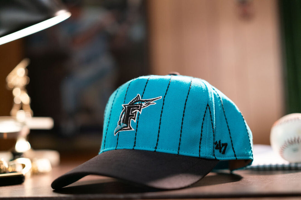 Rawlings On Sale | Los Angeles Dodgers Rawlings '47 Brand Pinstripe Hitch Hat