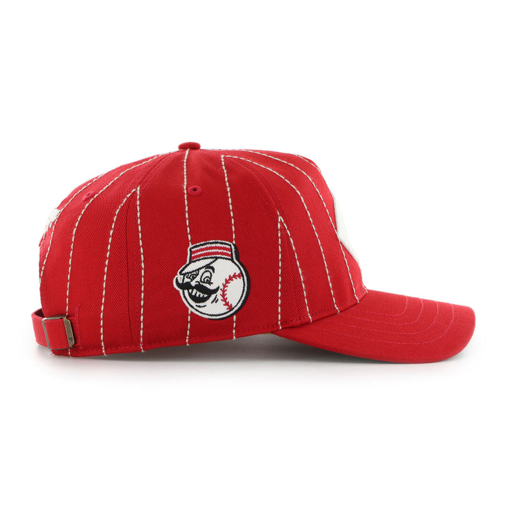 Rawlings On Sale | Cincinnati Reds Rawlings '47 Brand Pinstripe Hitch Hat