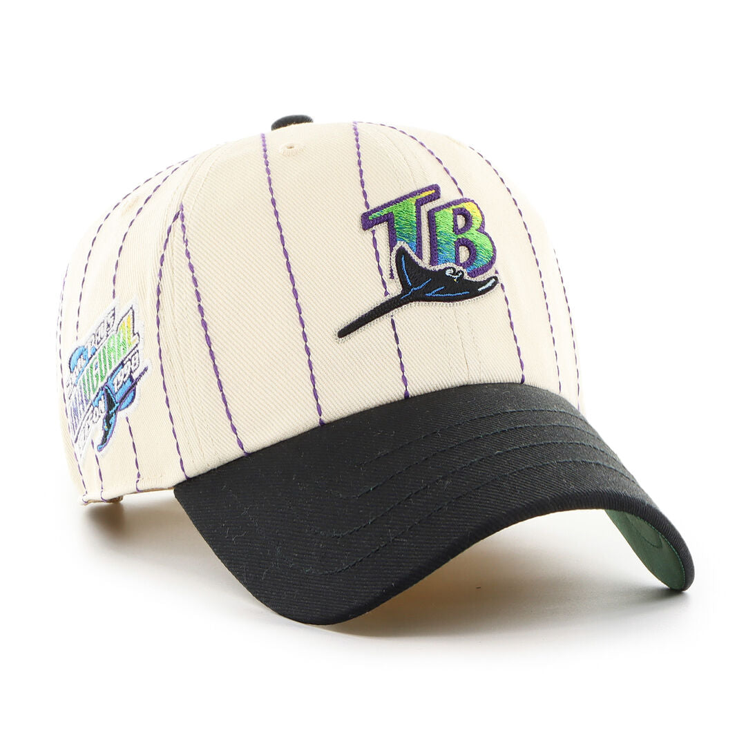 Rawlings New | Tampa Bay Rays Rawlings '47 Brand Pinstripe Clean Up Hat