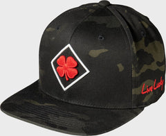 Rawlings Outlet | Rawlings Black Clover Diamond MultiCam Fitted Hat