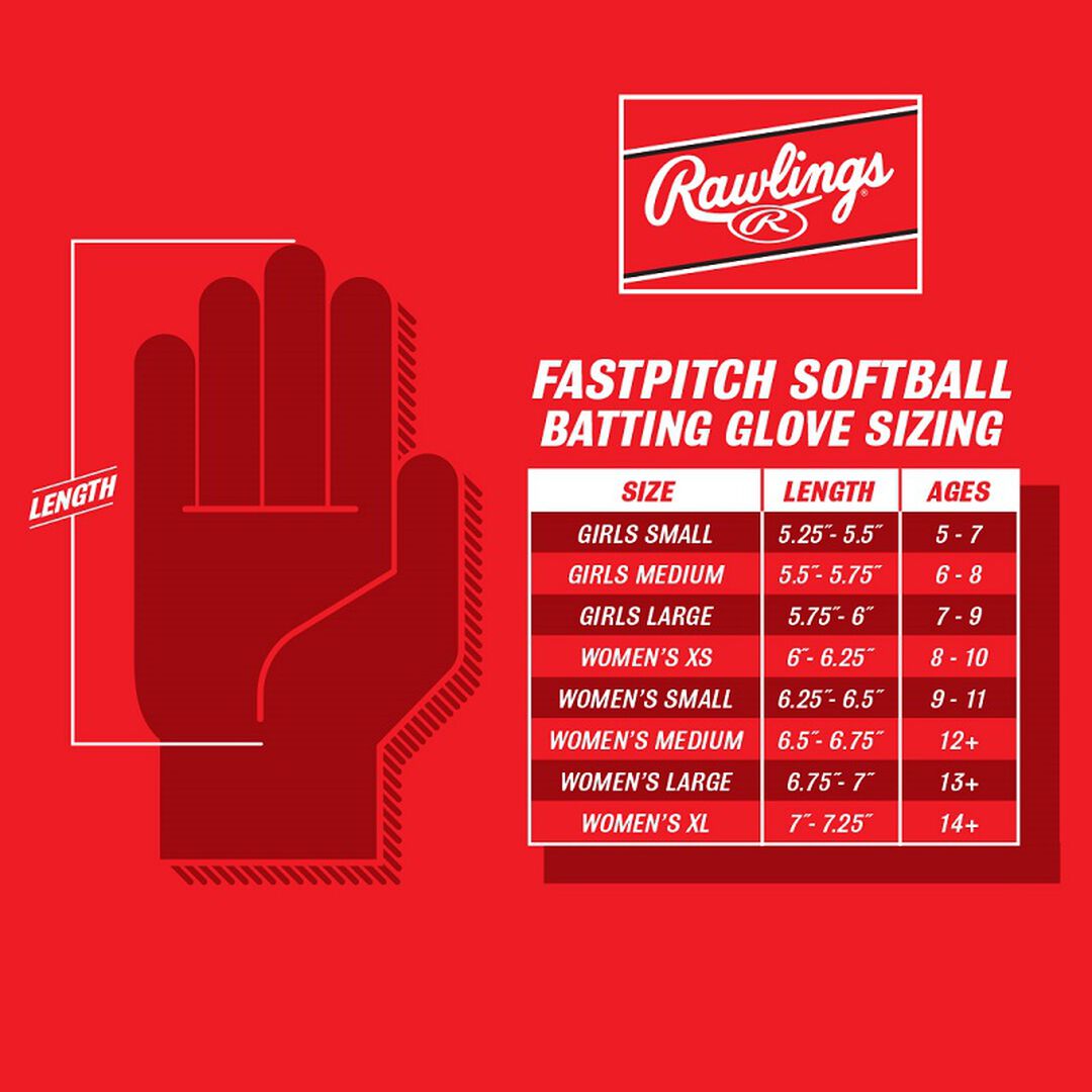 Rawlings Discount | Women's Workhorse OKC Fastpitch Batting Gloves