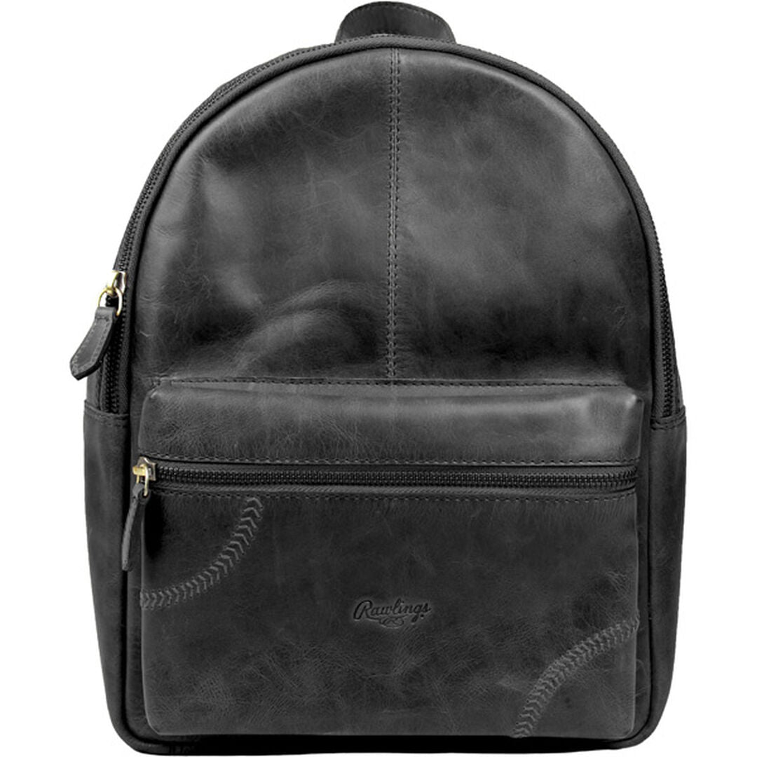 Rawlings | Women's Baseball Stitch Mini Backpack | Black