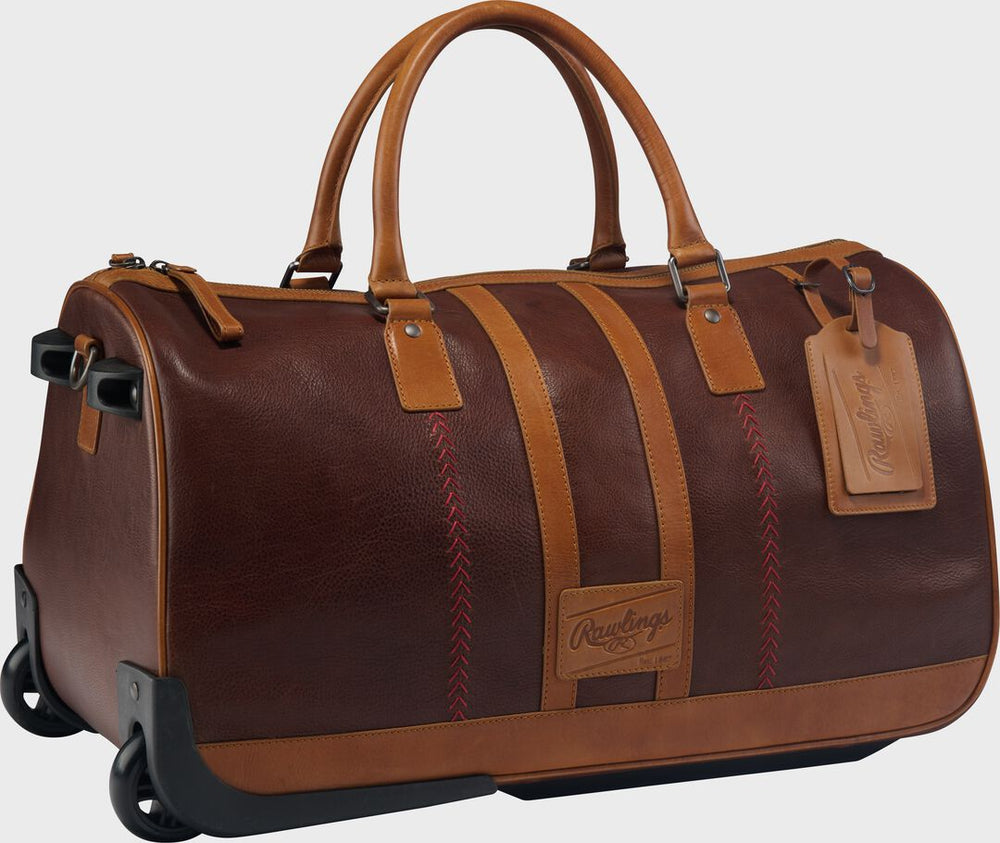 Rawlings | Rawlings Heritage Wheeled Duffle Bag Brown