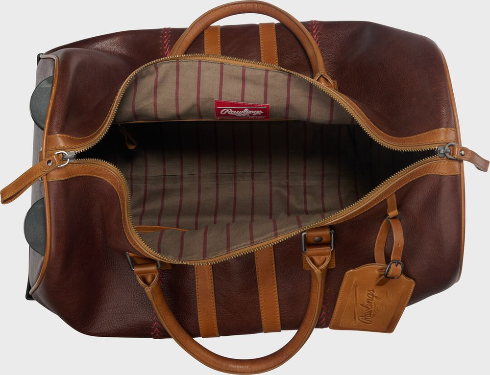 Rawlings | Rawlings Heritage Wheeled Duffle Bag Brown