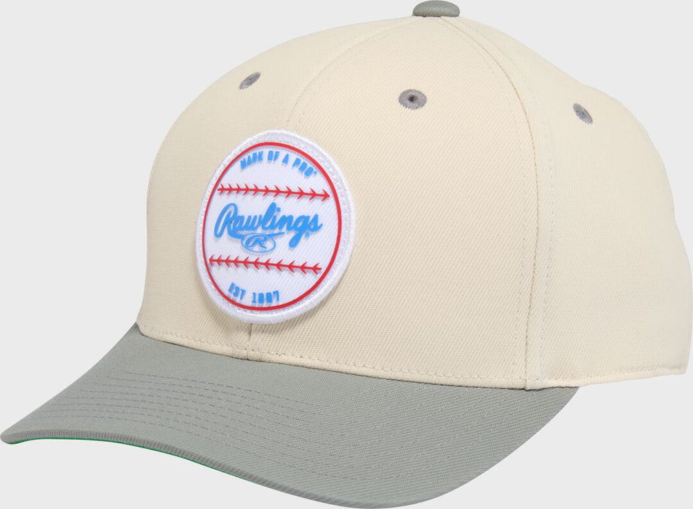 Rawlings Outlet | Rawlings Gray Baseball Logo Hat